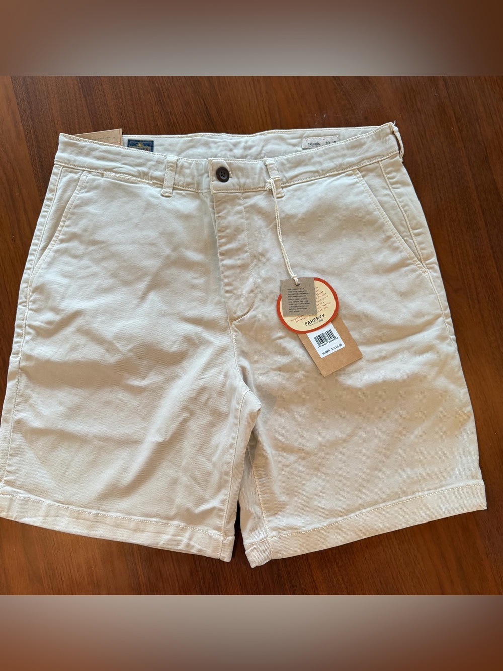 NWT Faherty Men’s Coastline Chino Shorts